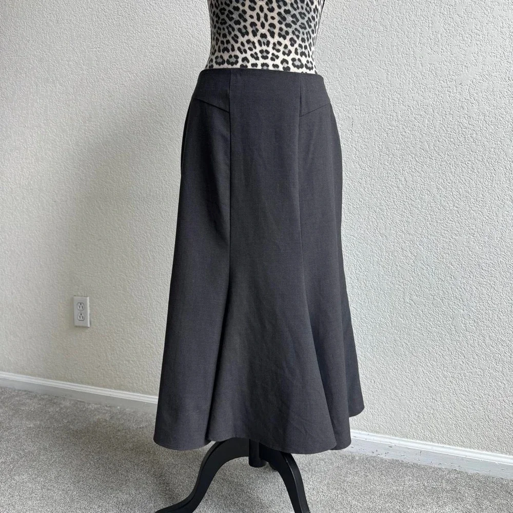 Worthington vintage grey midi skirt